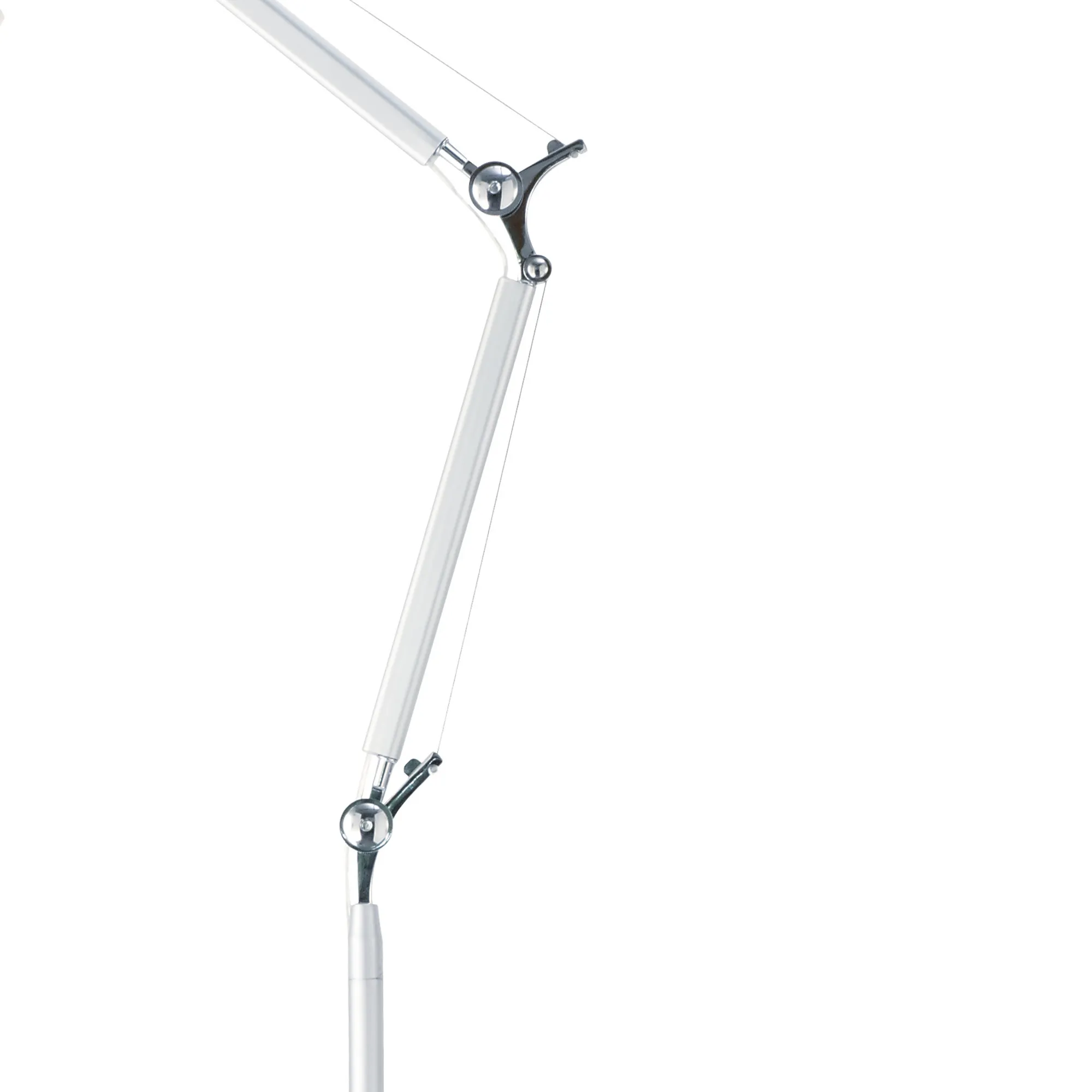 Karis 165cm Floor Lamp 1 Light Silver, Polished Chrome D0235  Deco Karis